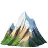 Snow-Capped Mountain Emoji 🏔 image - Apple style
