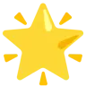 Glowing Star Emoji 🌟 image - Google Noto Color style