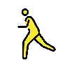 Person Running Emoji 🏃 image - OpenMoji style