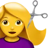 Woman Getting Haircut Emoji 💇‍♀️ image - Apple style