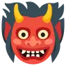 คนญี่ปุ่น Emoji 👹 image - Google Noto Color style