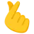 Hand With Index Finger And Thumb Crossed