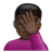 Man Facepalming: Dark Skin Tone