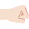 Right-Facing Fist: Light Skin Tone Emoji 🤜🏻 image - Twitter / X (Twemoji) style
