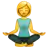 Woman In Lotus Position