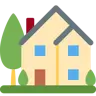 Emoji Casa con giardino 🏡 image - Twitter / X (Twemoji) style