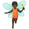 Fairy: Dark Skin Tone Emoji 🧚🏿 image - Samsung style