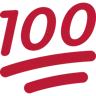 Yüz Puan Simgesi Emoji 💯 image - Twitter / X (Twemoji) style
