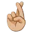 Crossed Fingers: Medium-Light Skin Tone