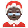 Mrs. Claus: Dark Skin Tone Emoji 🤶🏿 image - Google Noto Color style