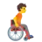 Person In Manual Wheelchair Facing Right