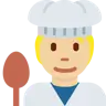 Cook: Medium-Light Skin Tone Emoji 🧑🏼‍🍳 image - Twitter / X (Twemoji) style