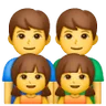 Family: Man, Man, Girl, Girl Emoji 👨‍👨‍👧‍👧 image - Samsung style