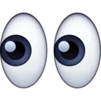 Eyes Emoji 👀 image - Facebook Meta style
