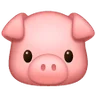 Face de porc Emoji 🐷 image - Samsung style