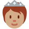 Person With Crown: Medium Skin Tone Emoji 🫅🏽 image - Twitter / X (Twemoji) style