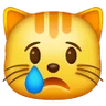哭泣的貓 Emoji 😿 image - Samsung style
