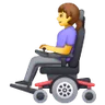Woman In Motorized Wheelchair Emoji 👩‍🦼 image - Samsung style