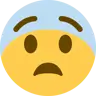 Straszna Twarz Emoji 😨 image - Twitter / X (Twemoji) style