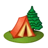 Emoji Campeggio 🏕 image - Telegram style