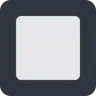 ปุ่มสแควร์สีดำ Emoji 🔲 image - Twitter / X (Twemoji) style