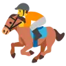 Emoji Corsa di cavalli 🏇 image - Google Noto Color style