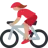 Woman Biking: Medium Skin Tone