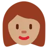 Woman: Medium Skin Tone Emoji 👩🏽 image - Twitter / X (Twemoji) style