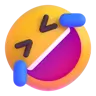 Rolando de rir no chão Emoji 🤣 image - Microsoft 3D Fluent style