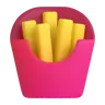 Emoji Patatine fritte 🍟 image - Microsoft 3D Fluent style