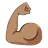 Flexed Biceps: Medium Skin Tone