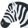Zebra ใบหน้า Emoji 🦓 image - Twitter / X (Twemoji) style