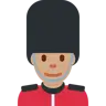 Man Guard: Medium Skin Tone Emoji 💂🏽‍♂️ image - Twitter / X (Twemoji) style