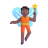 Fairy: Medium-Dark Skin Tone Emoji 🧚🏾 image - Microsoft 3D Fluent style