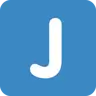 Regional Indicator Symbol Letter J 🇯 image - Twitter / X (Twemoji) style