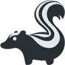 Skunk Emoji 🦨 image - Twitter / X (Twemoji) style
