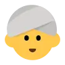 Woman Wearing Turban Emoji 👳‍♀️ image - Tossface style