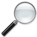 Magnifying Glass Tilted Right