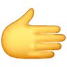 Rightwards Hand Emoji 🫱 image - Samsung style