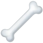 Bone Emoji 🦴 image - Facebook Meta style