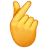Hand With Index Finger And Thumb Crossed