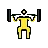 Person Lifting Weights