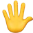 Hand With Fingers Splayed