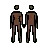 Woman And Man Holding Hands: Dark Skin Tone