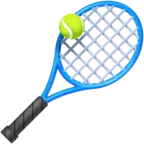 Tennis Emoji 🎾 image - Facebook Meta style