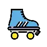 Emoji Pattino a rotelle 🛼 image - OpenMoji style