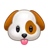 Dog Face Emoji 🐶 image - Telegram style
