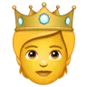 Emoji Persona Con Corona 🫅 image - WhatsApp style