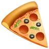 Slice of Pizza Emoji 🍕 image - WhatsApp style