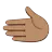 Leftwards Hand: Medium Skin Tone